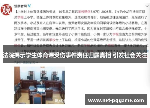 法院揭示学生体育课受伤事件责任归属真相 引发社会关注