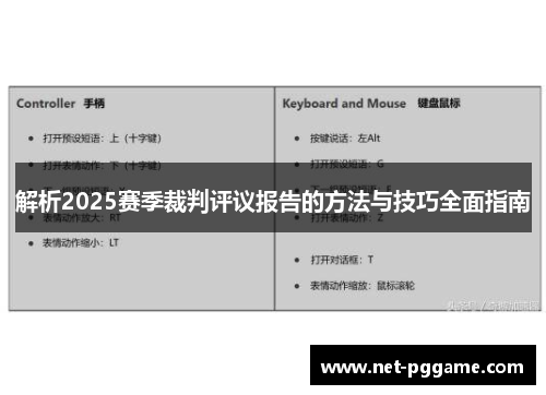 解析2025赛季裁判评议报告的方法与技巧全面指南